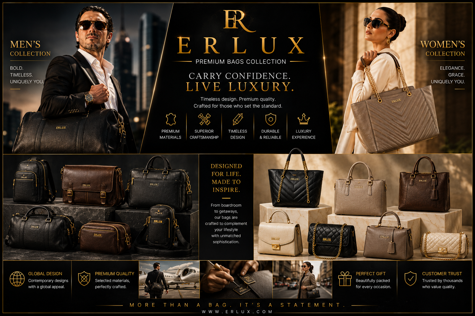 ERLUX Premium Bags Collection