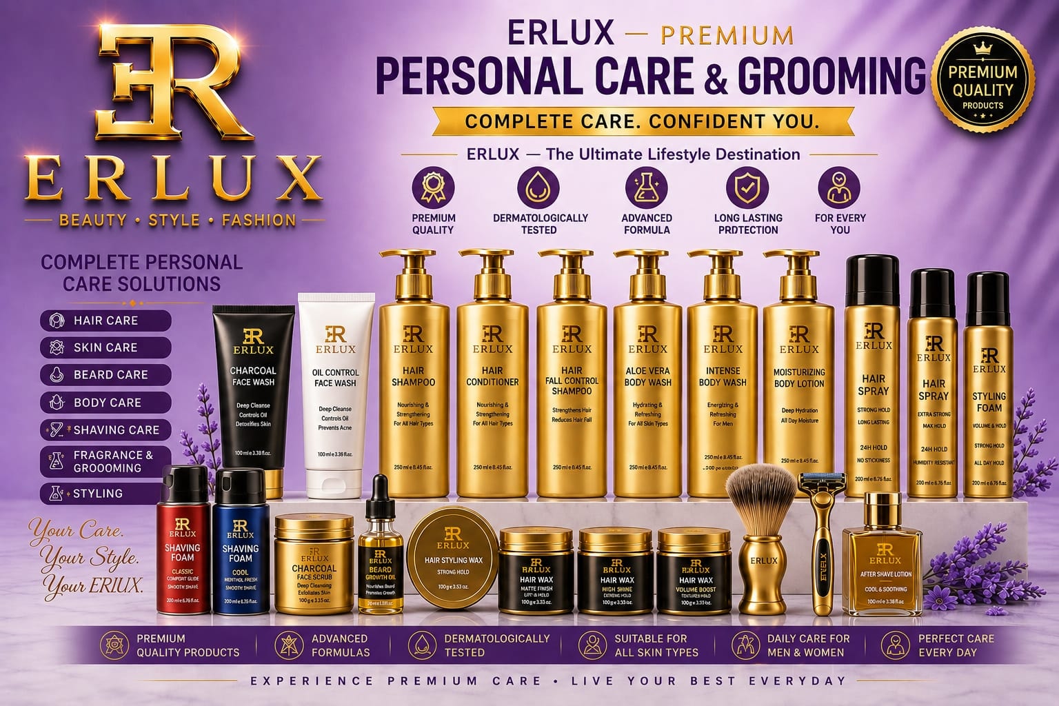 ERLUX Personal Care Collection
