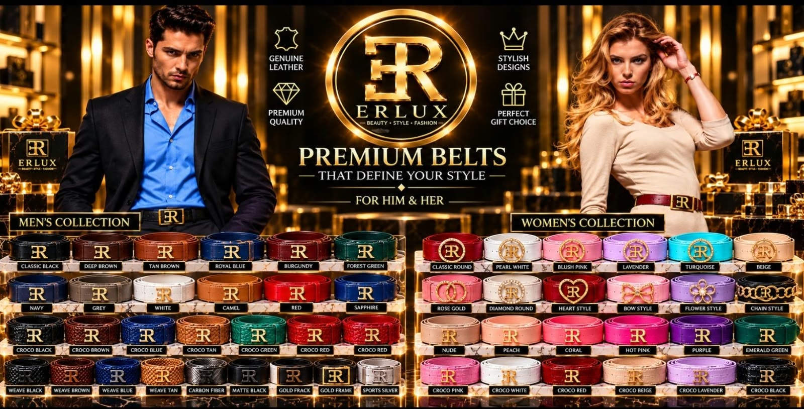 ERLUX Luxury Watches — Timeless Moments Together, For Him & Her